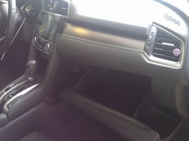 2016 HONDA CIVIC, GRAY, EX-L MODEL, 1.5L TURBO, AT.  A25189